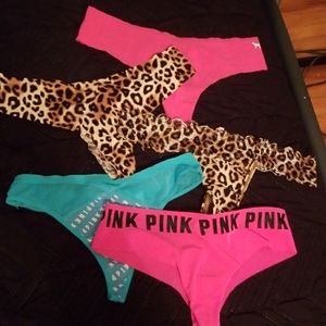 Final Price- 5 VS Pink Thongs